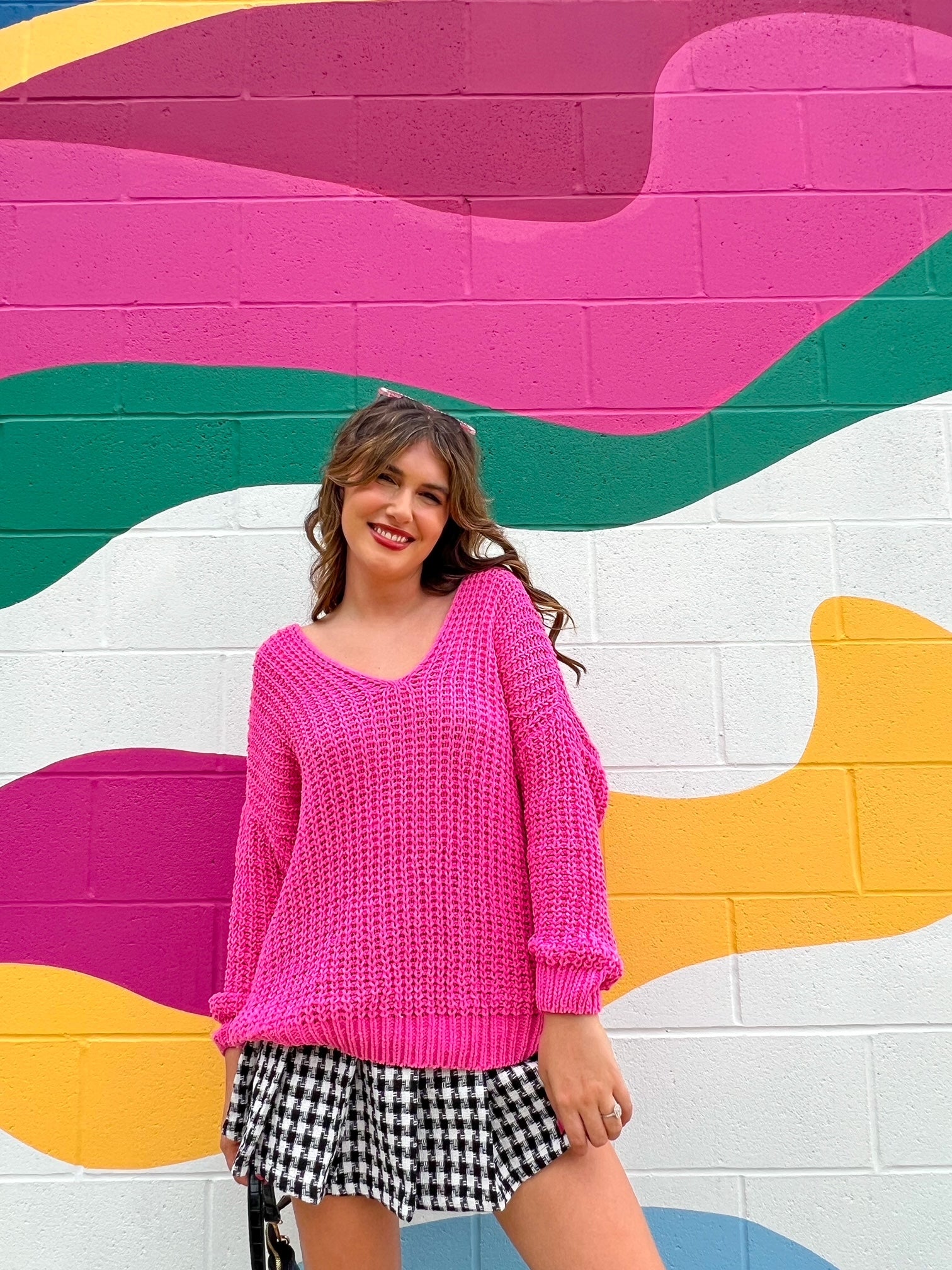 Missing Summer V-neck sweater (S-L)