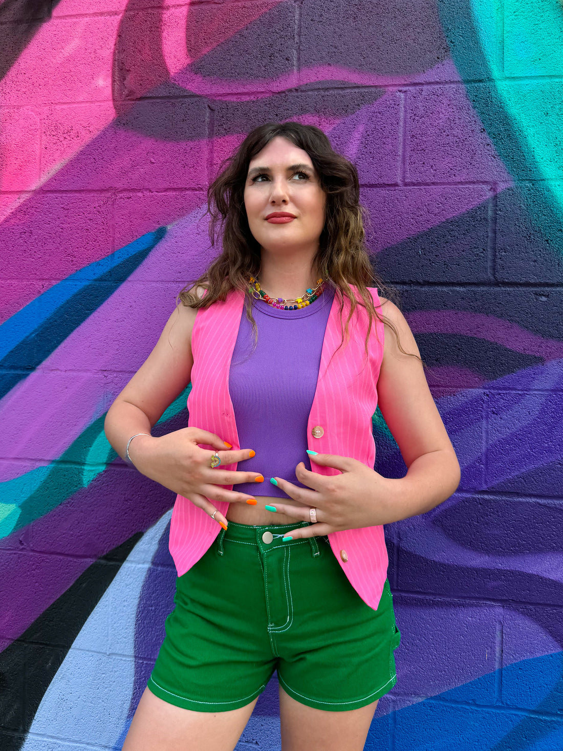 Powerful in Pink Vest (S-3XL)