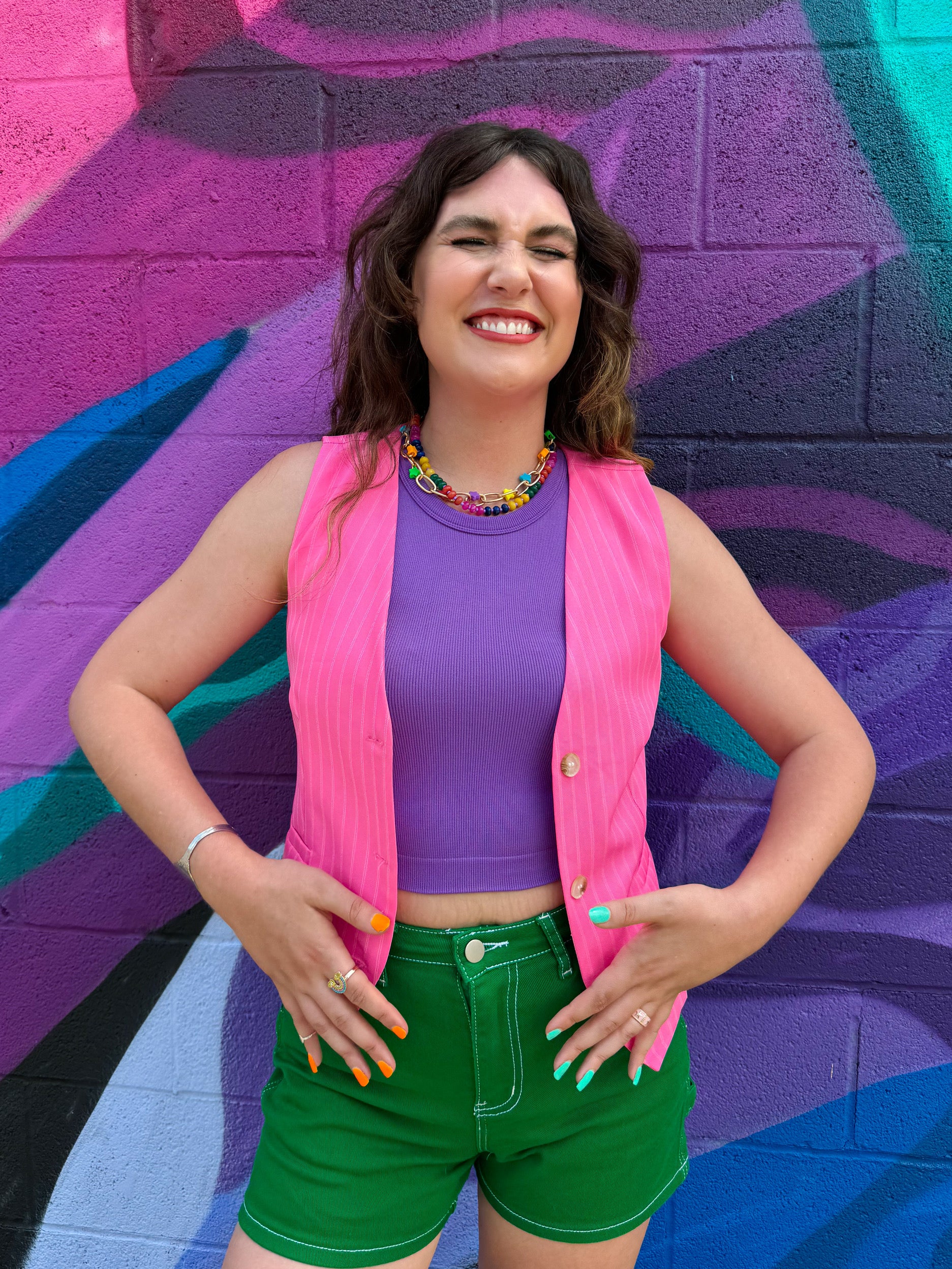 Powerful in Pink Vest (S-3XL)