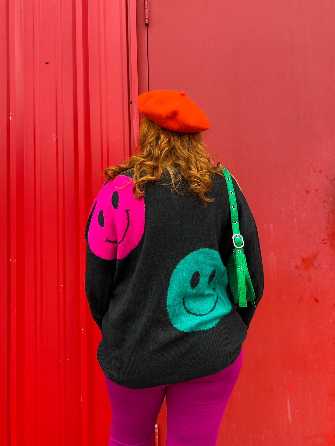 Smile Long Sleeve Sweater (1X-2XL)