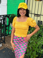 Sightseeing Top in Yellow