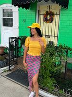 Check It Midi Skirt (S-3XL)