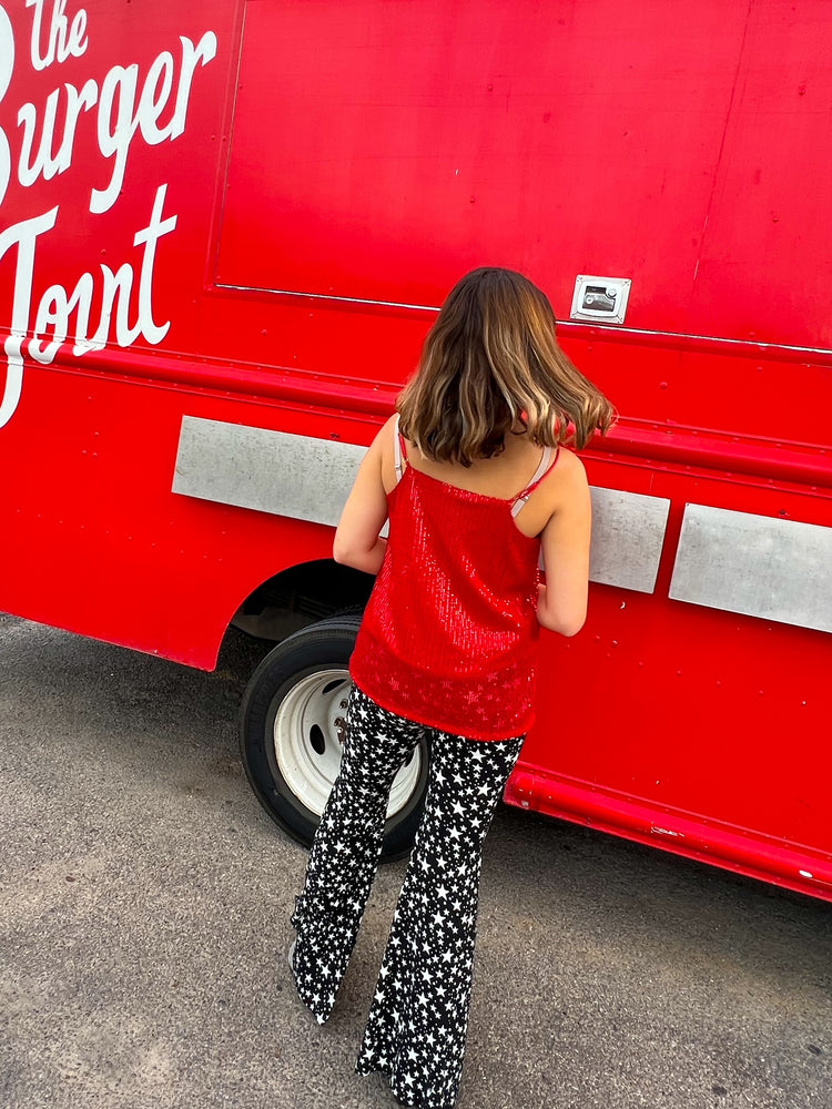 Rubies are Forever Sequin Tank