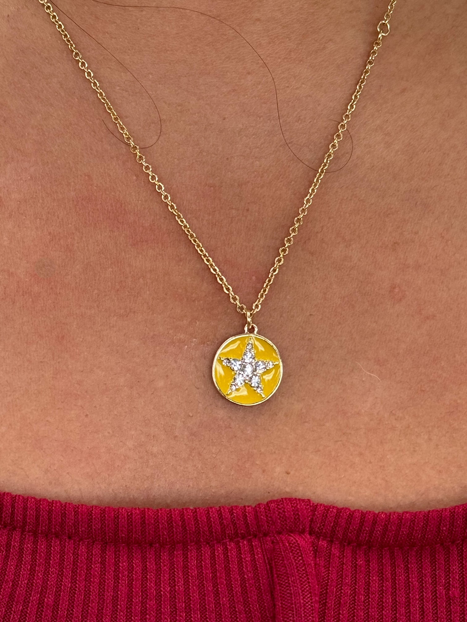 Star Yellow Necklace
