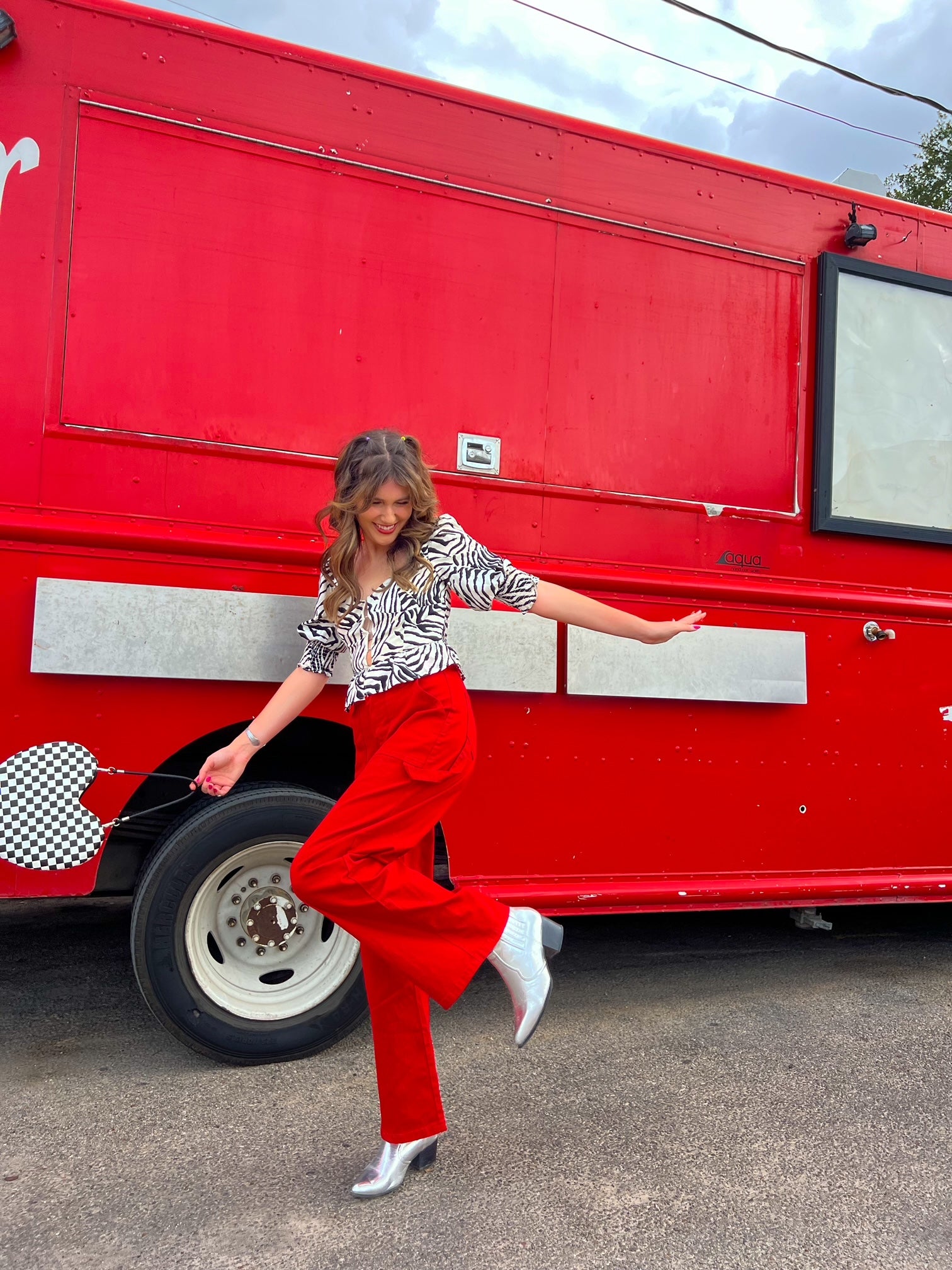 Zebra Fever Top (S-L)