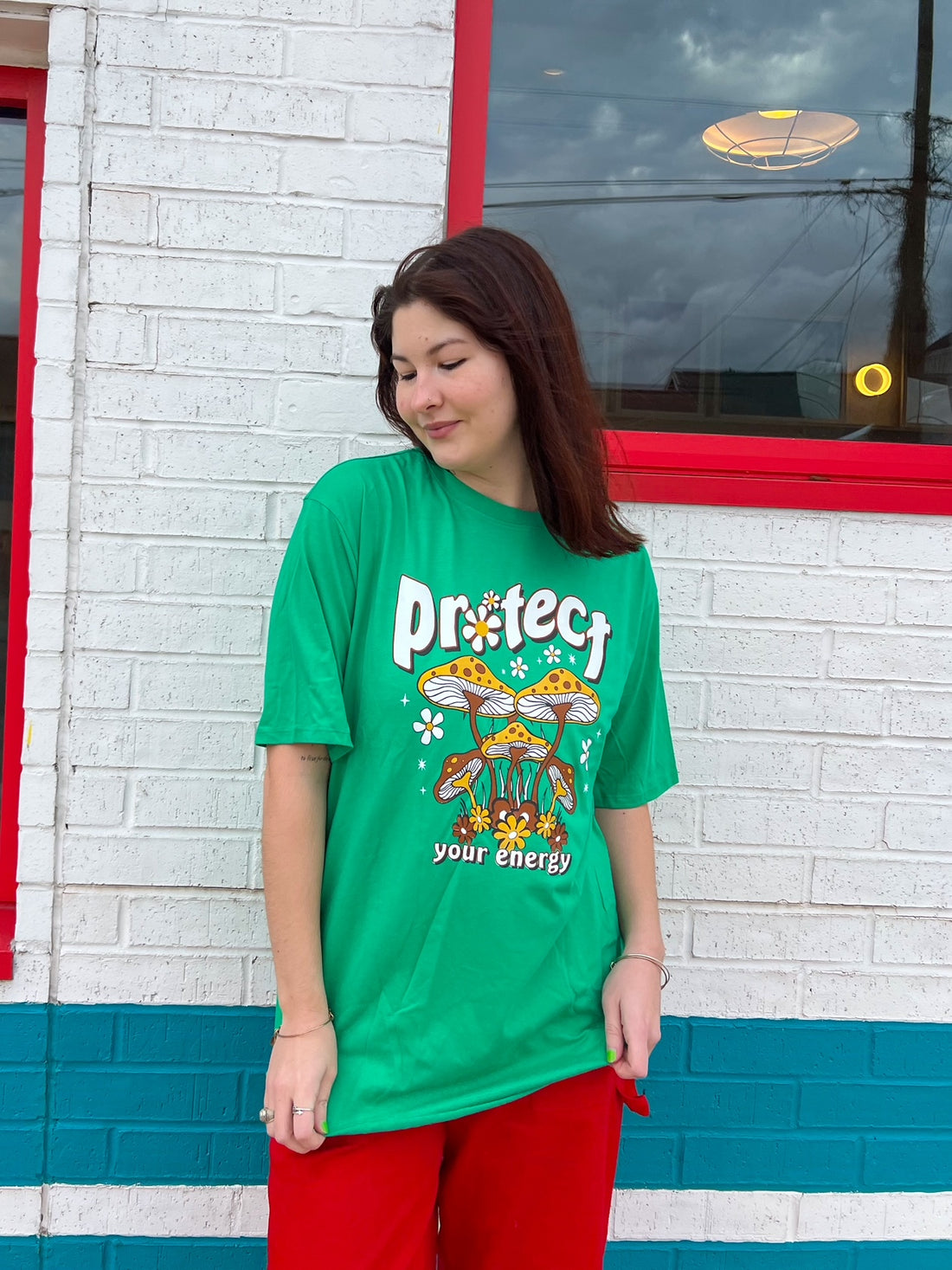 Kiwi Green Graphic Tee (XL)