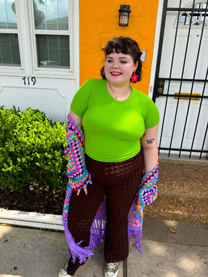 Sweet Life Top in Green (S-2XL)