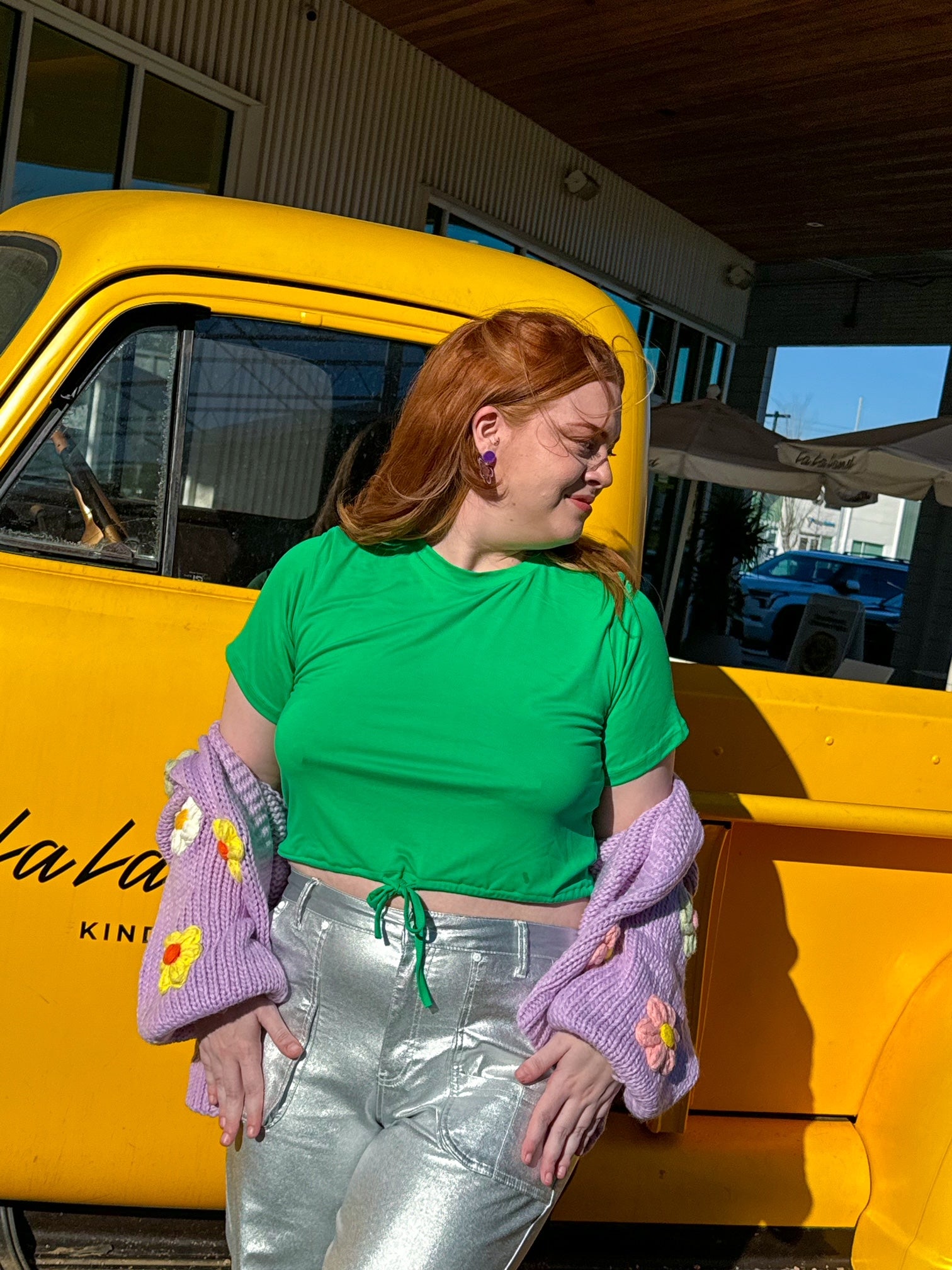 Joyful Green Drawstring Top (S-3XL)