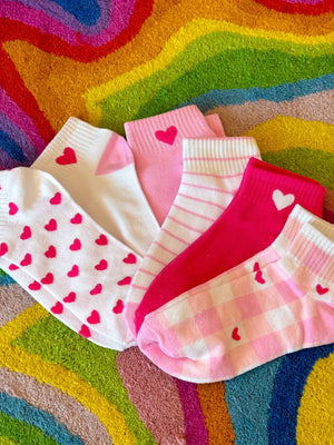 Besties Heart Sock Pack