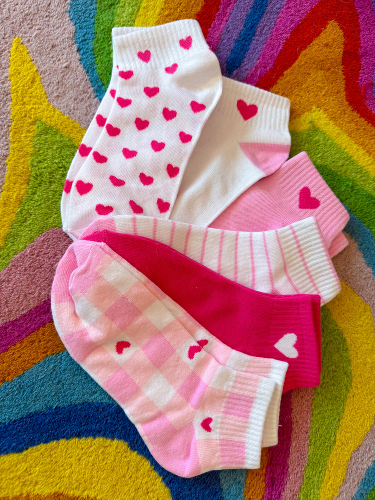 Besties Heart Sock Pack