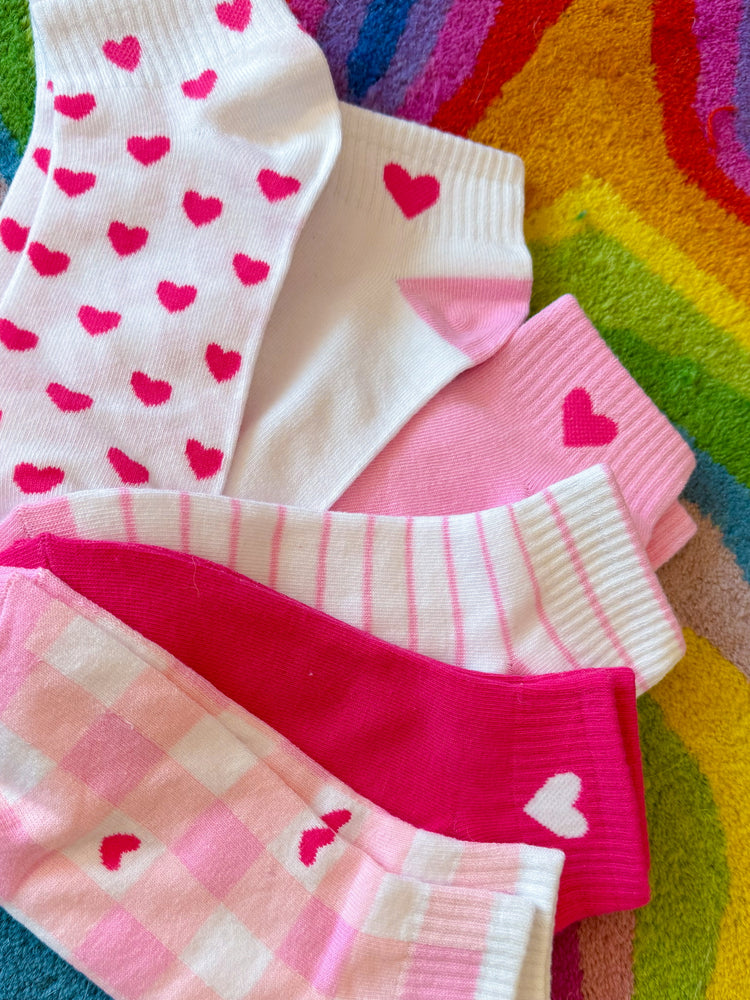 Besties Heart Sock Pack