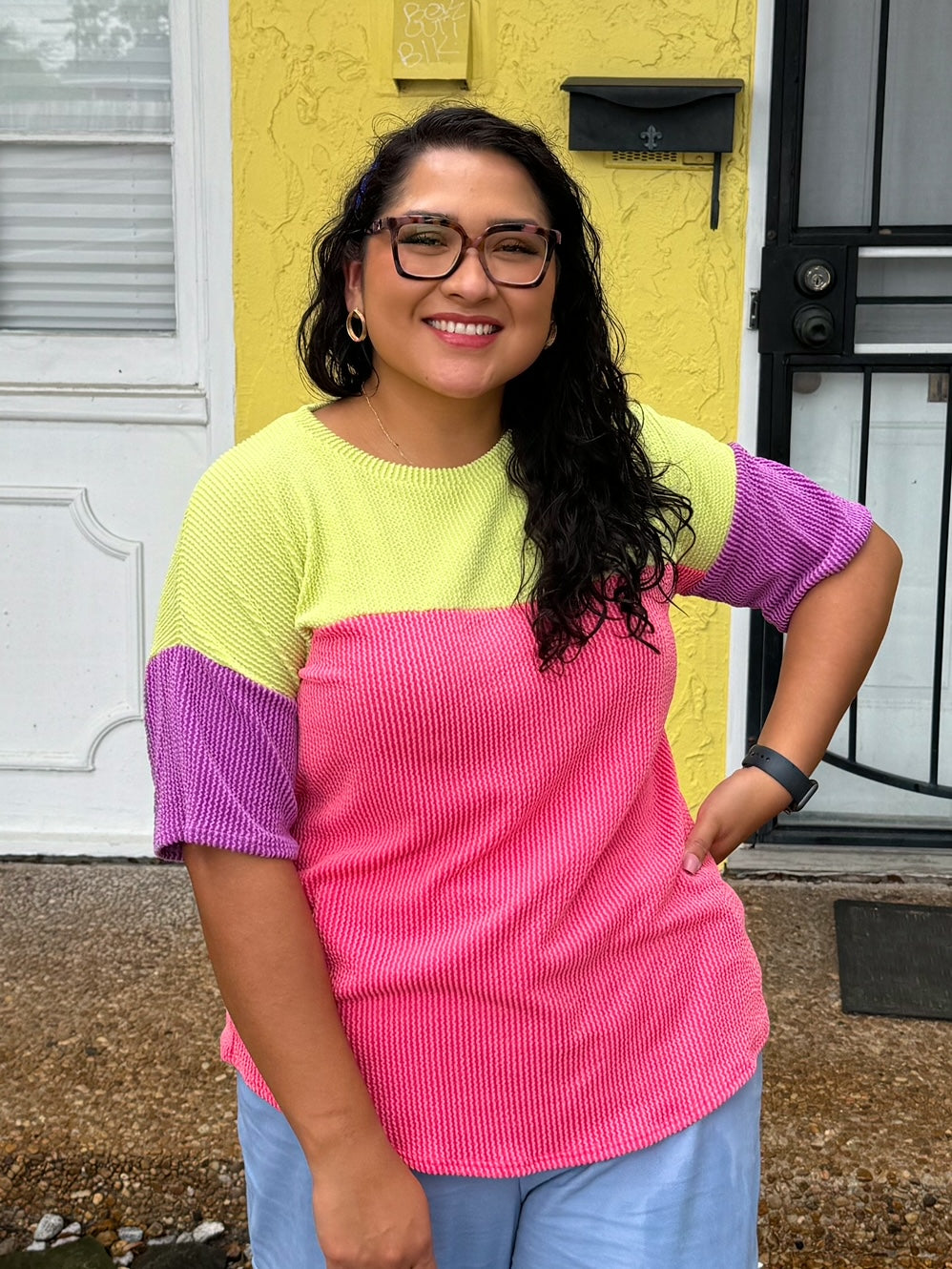 Fresh Squeeze Color Block Top (S-3XL)