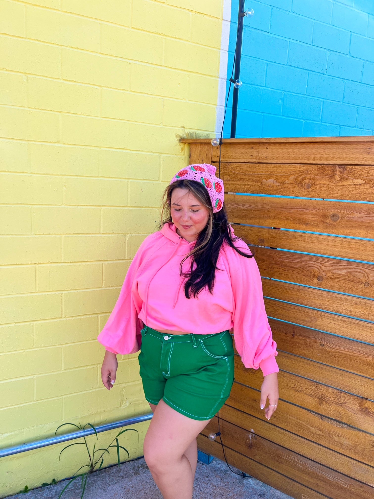 Effortless Hoodie in Pink (XS)