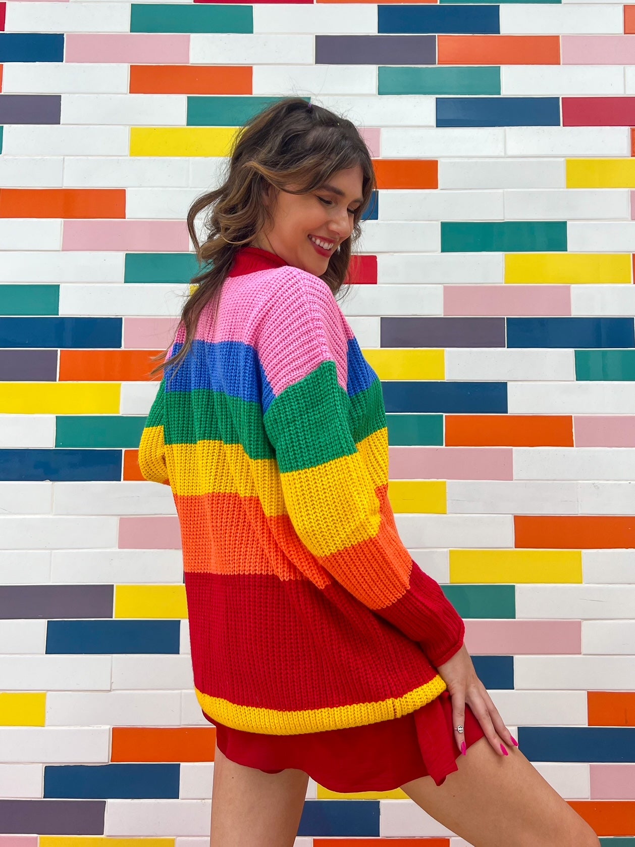 Crayon Box Rainbow Sweater (S-3XL)