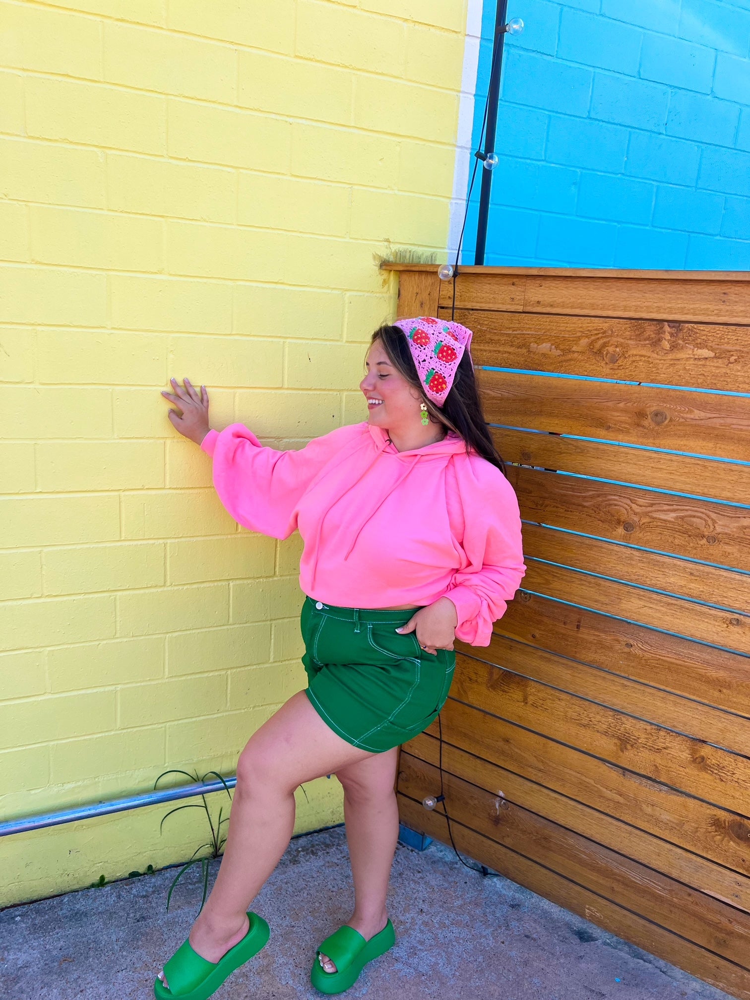 Effortless Hoodie in Pink (XS)