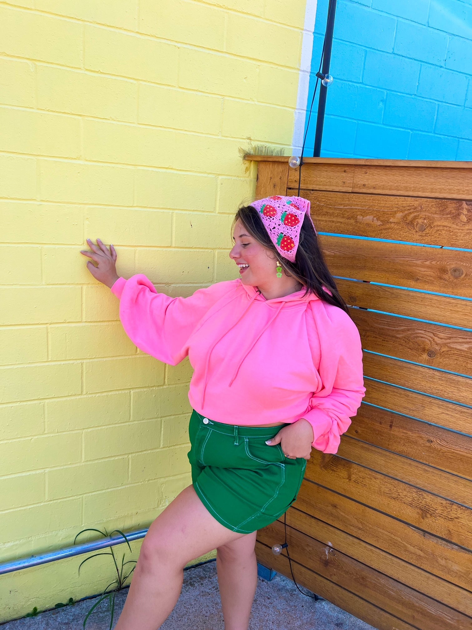 Effortless Hoodie in Pink (XS)