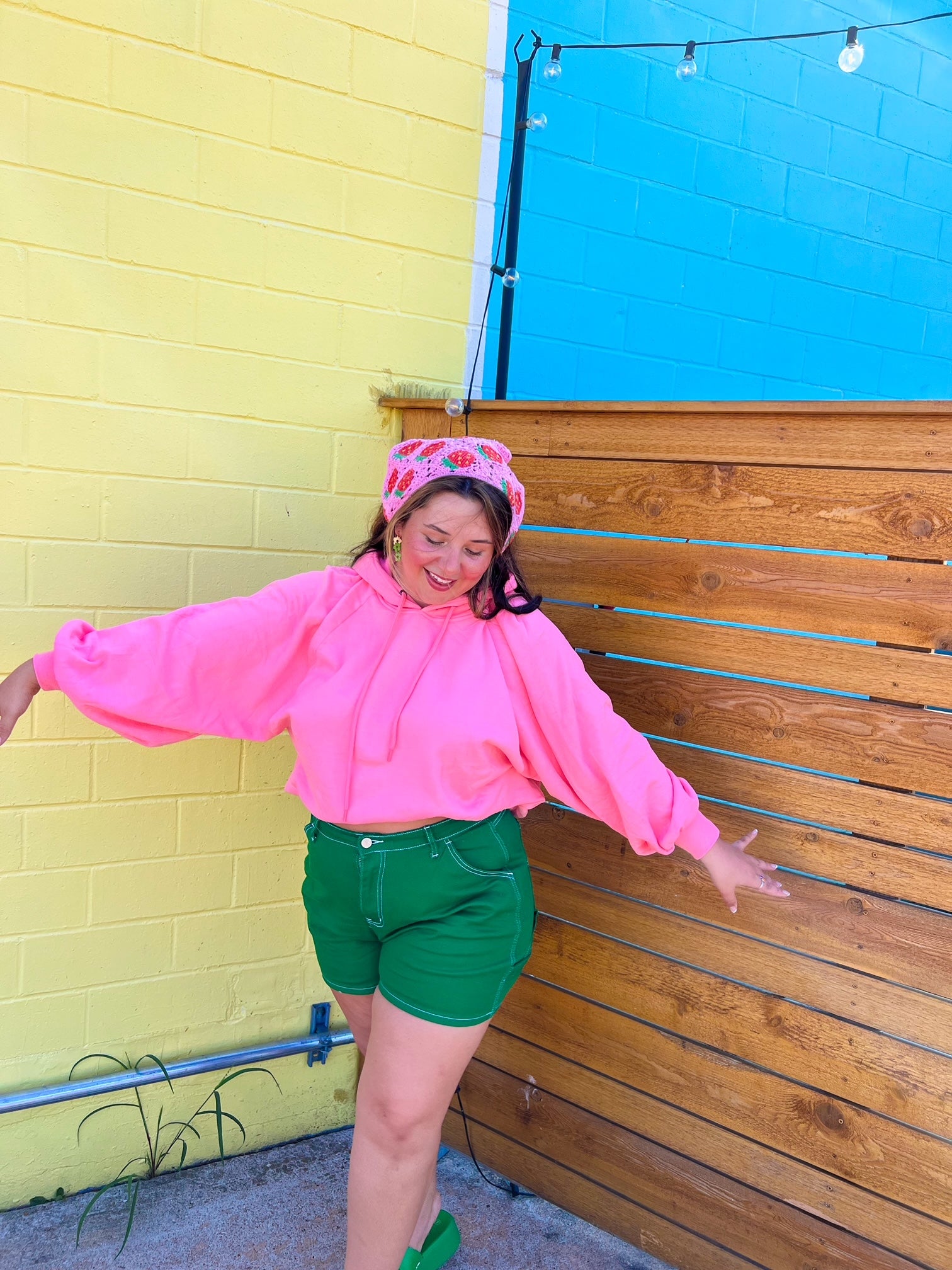 Effortless Hoodie in Pink (XS)