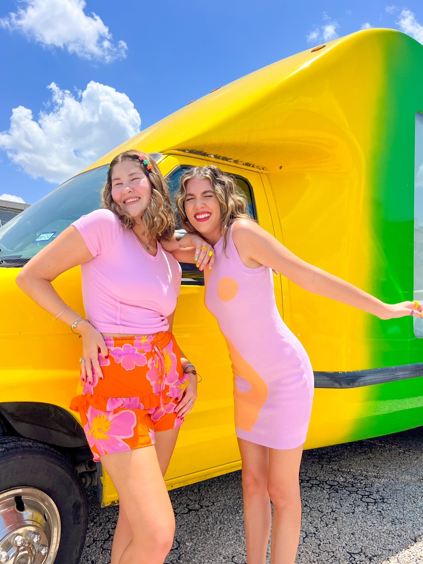 Peachy Yin Yang Dress (medium)