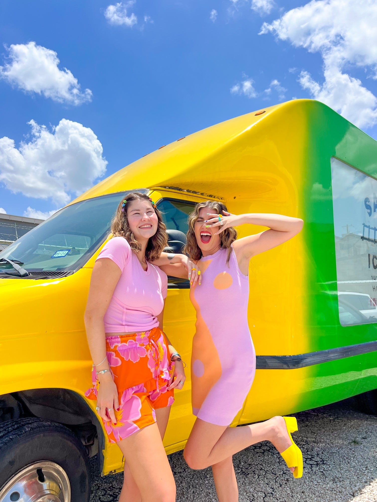 Peachy Yin Yang Dress (medium)