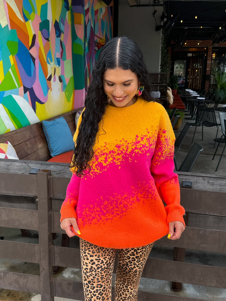 Sunset Ombre Sweater (XL)