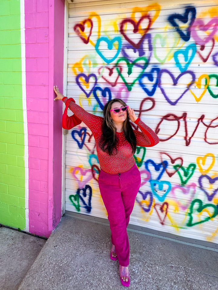 Red Sparkle Outfit Bundle (S-3X)