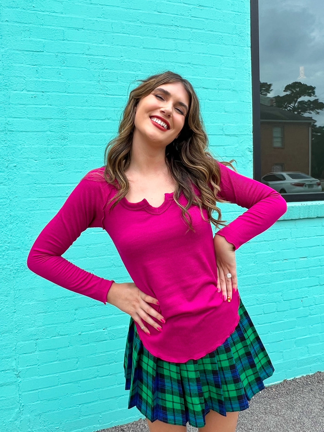 Cranberry Long Sleeve (S-3X)