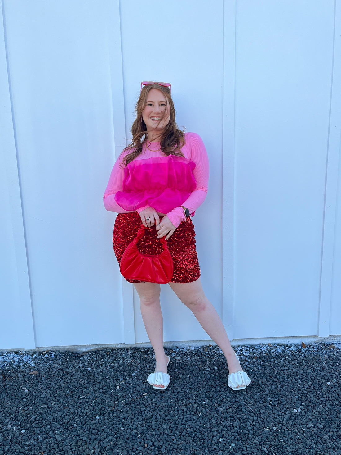 Blooms Pink Tube Top (S-2X)