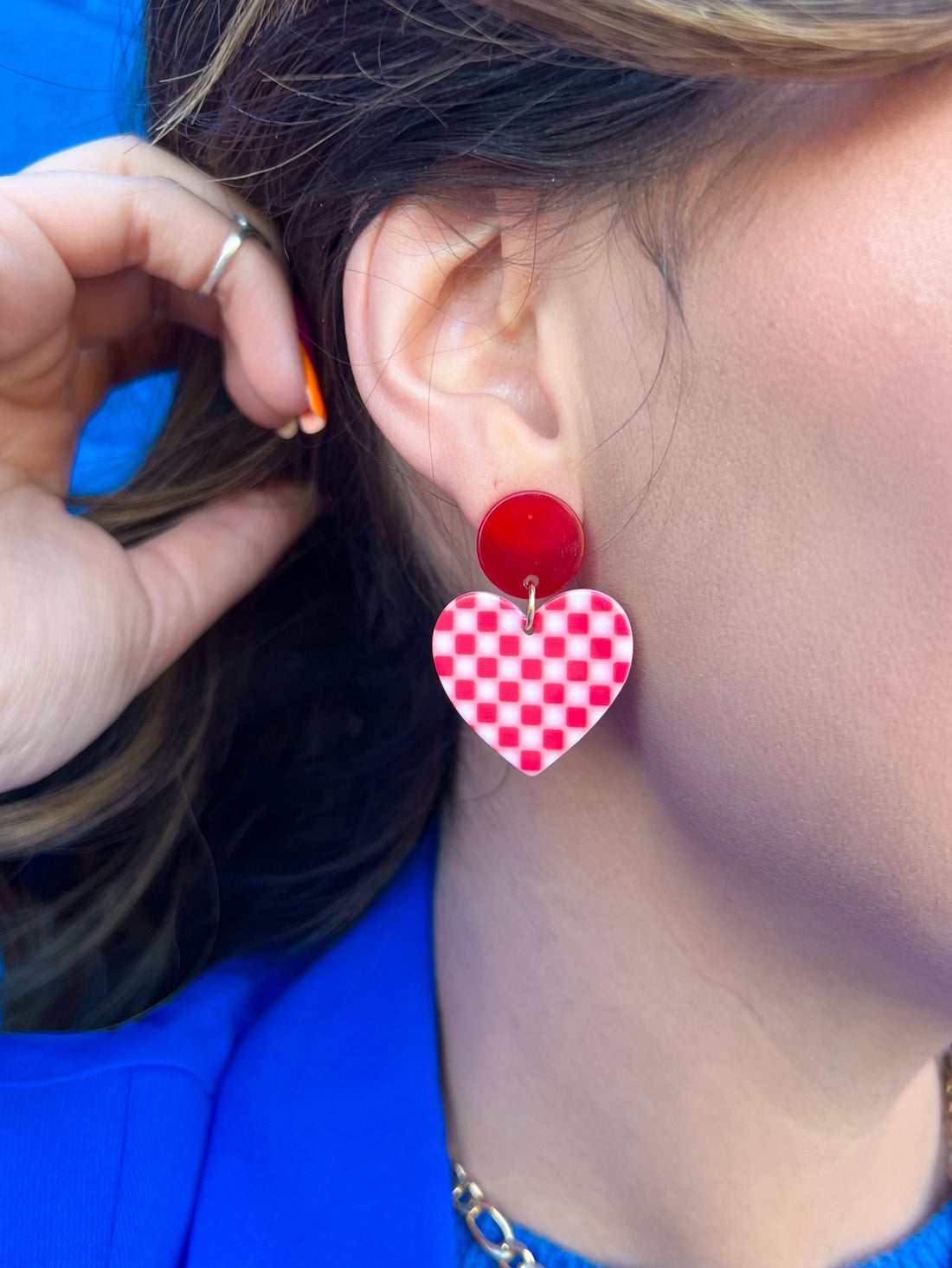 Heart Drop Earrings
