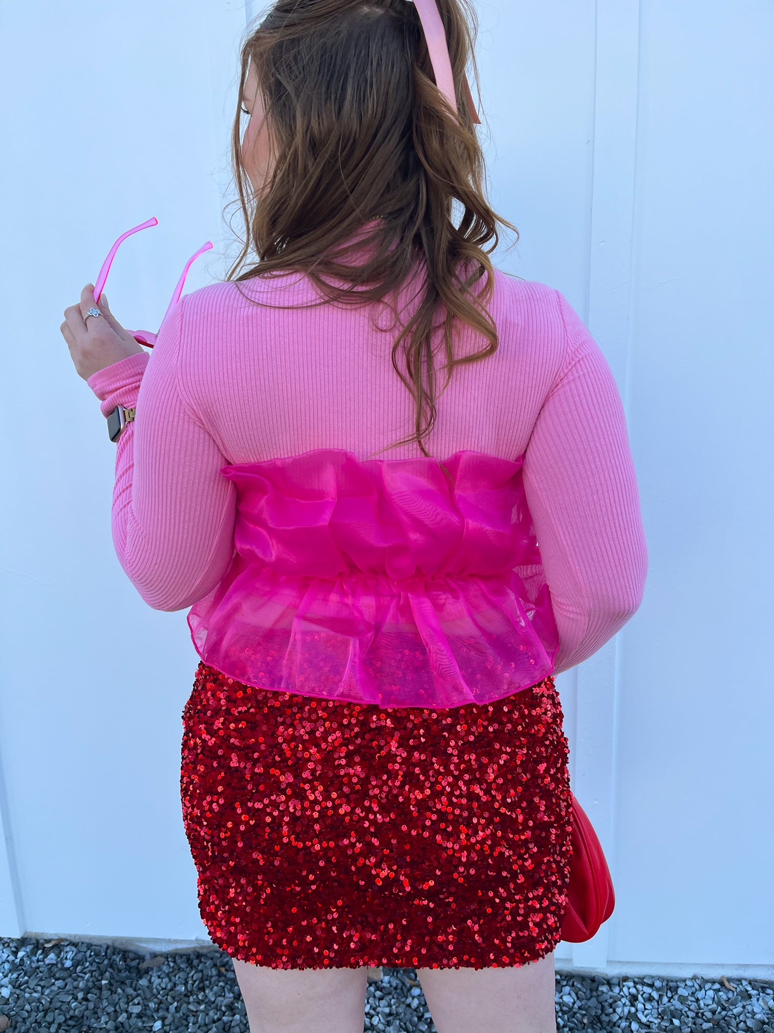 Blooms Pink Tube Top (S-2X)