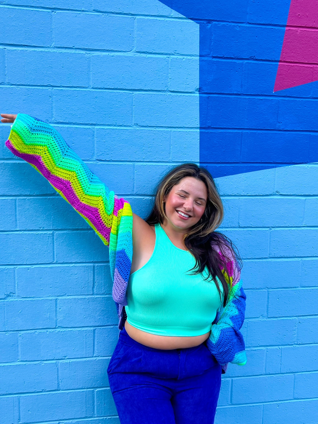 Mint long-line Lounge Tank (L-3X)