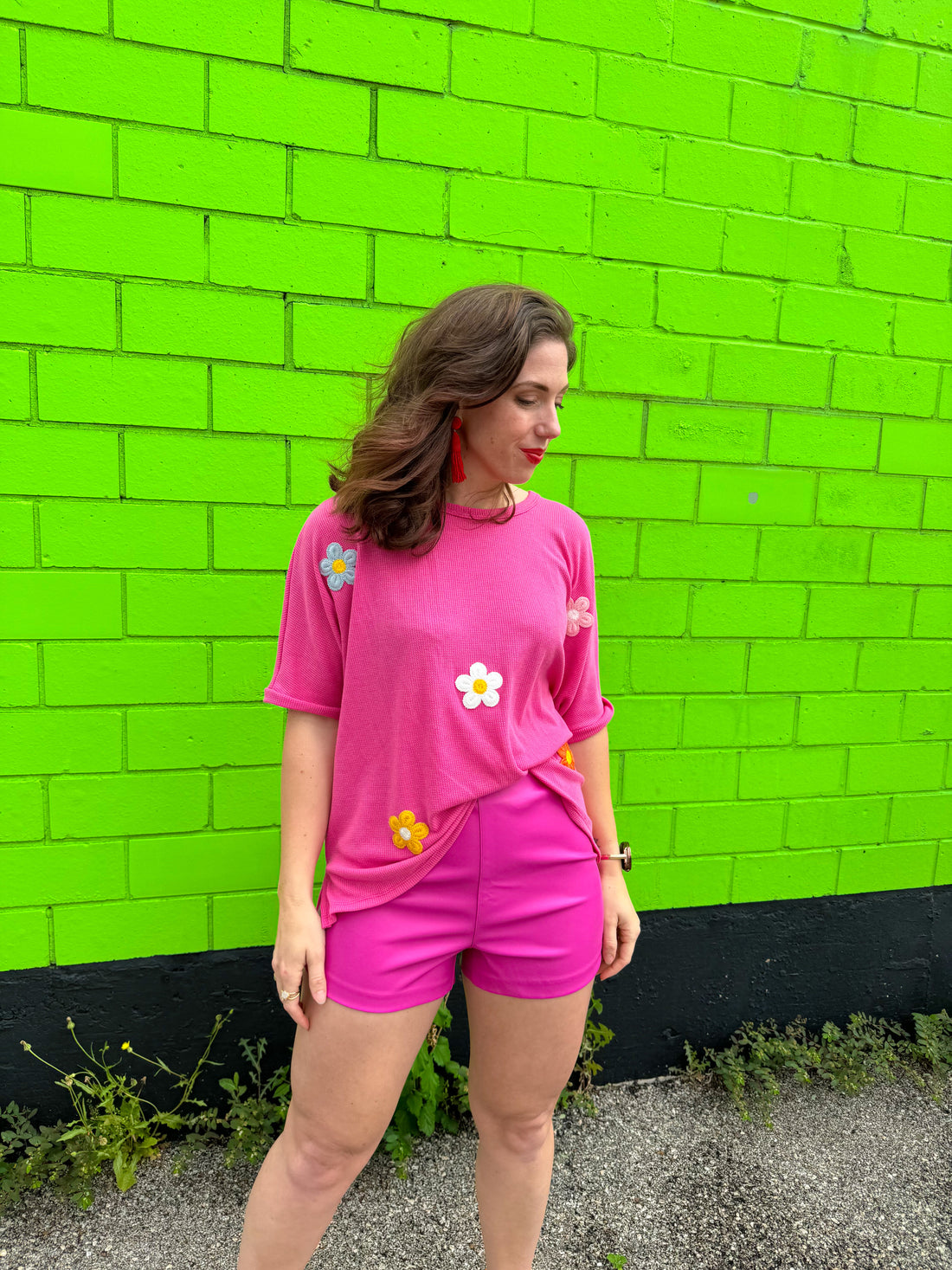 Wonder Flower Top in Pink (S-3XL)