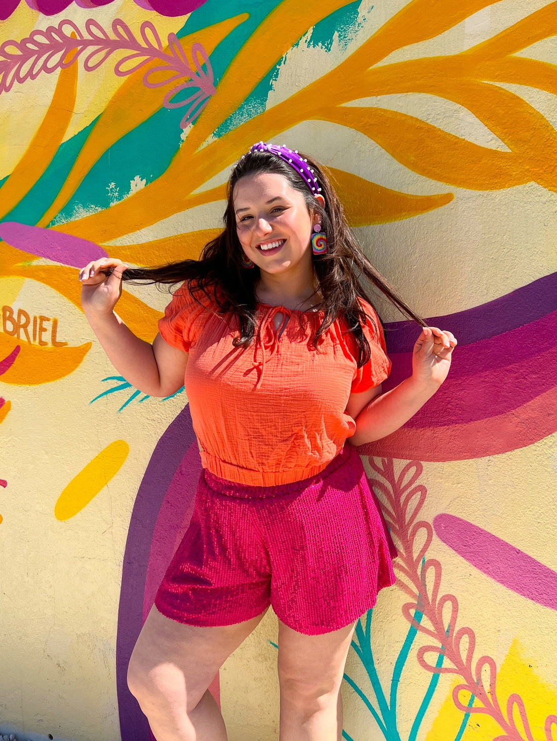 Pink Sequin Shorts (S-3XL)