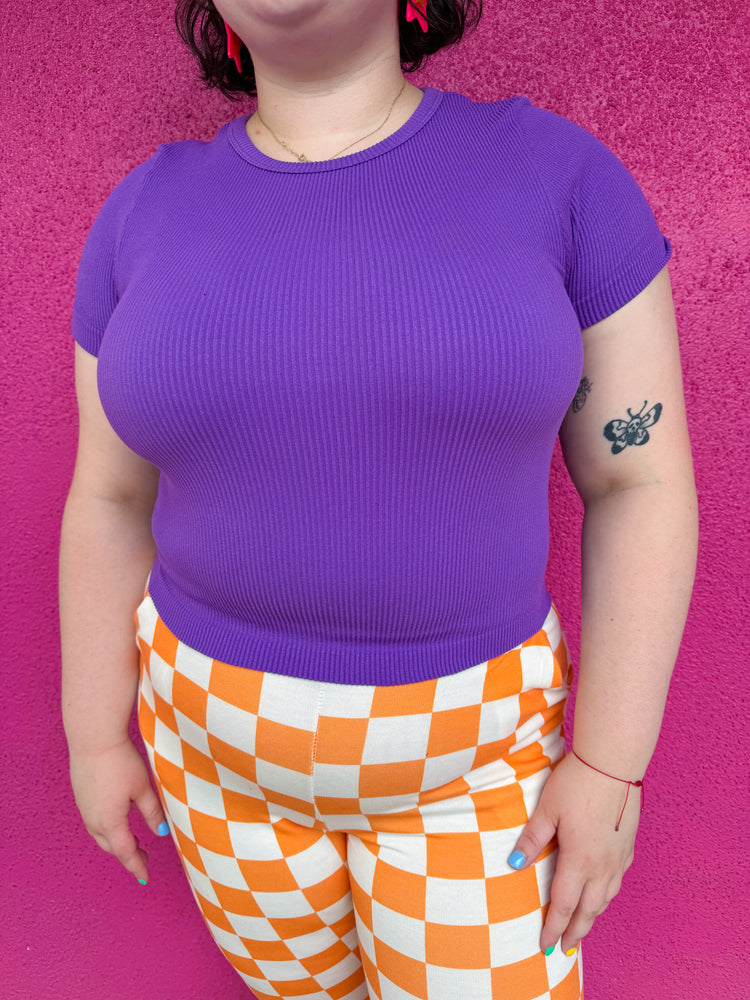 Logical Top in Purple(S-3XL)