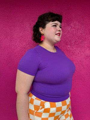 Logical Top in Purple(S-3XL)