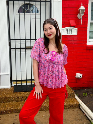 Field of Florals Top (S-3XL)