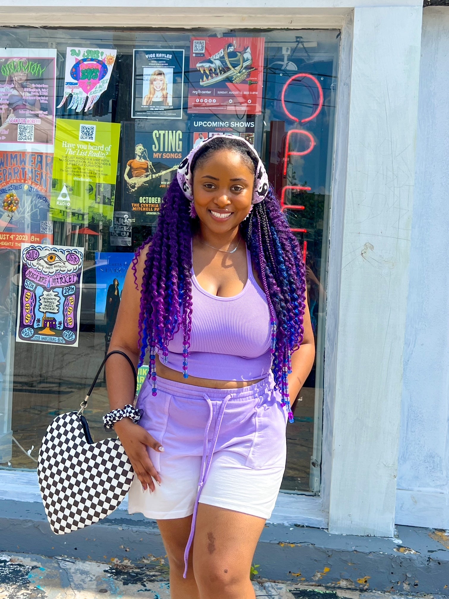 Lavender Ombre Lounge Shorts (S-3XL)