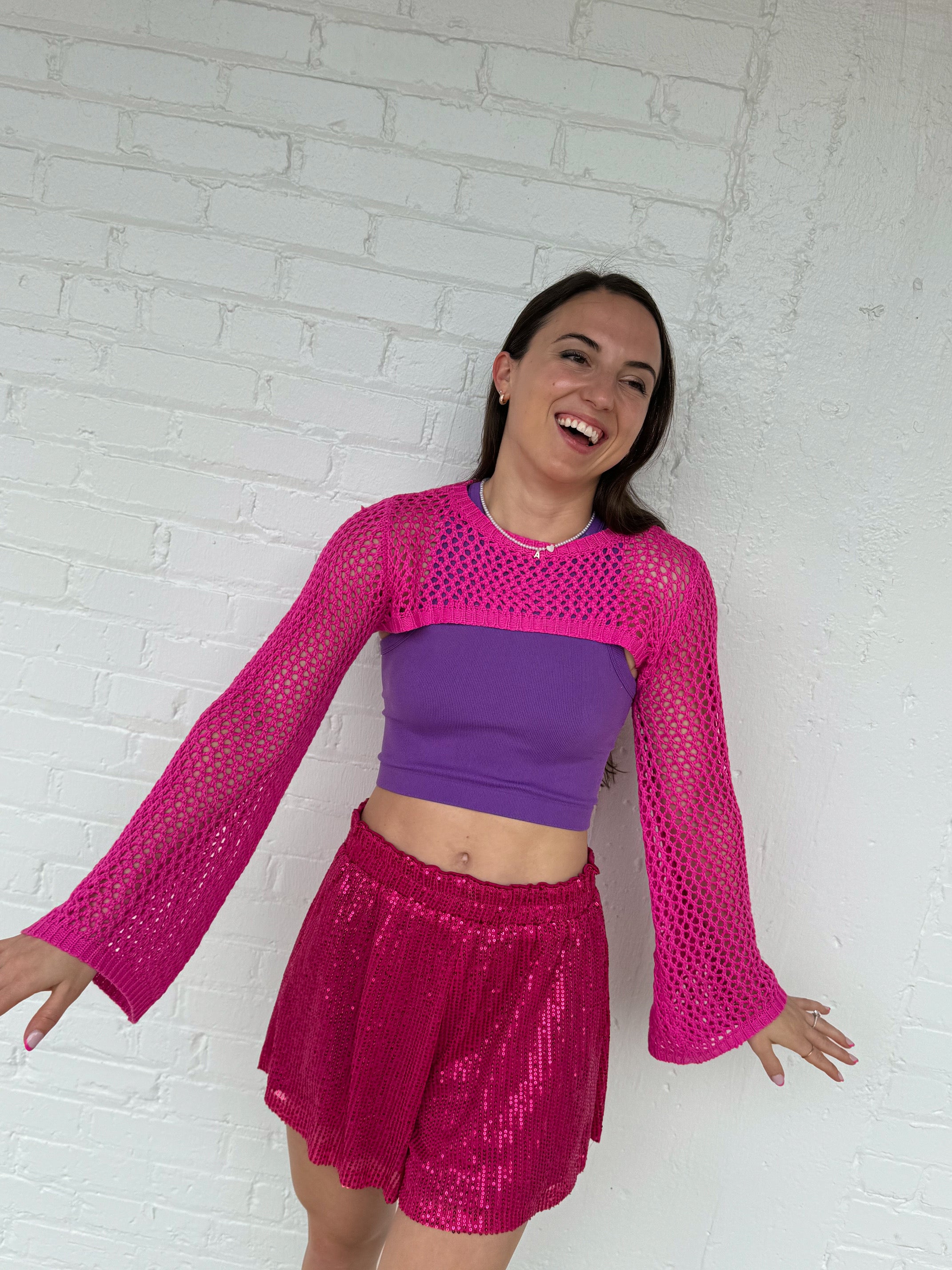 Wonderland Bolero in Pink (S-L)