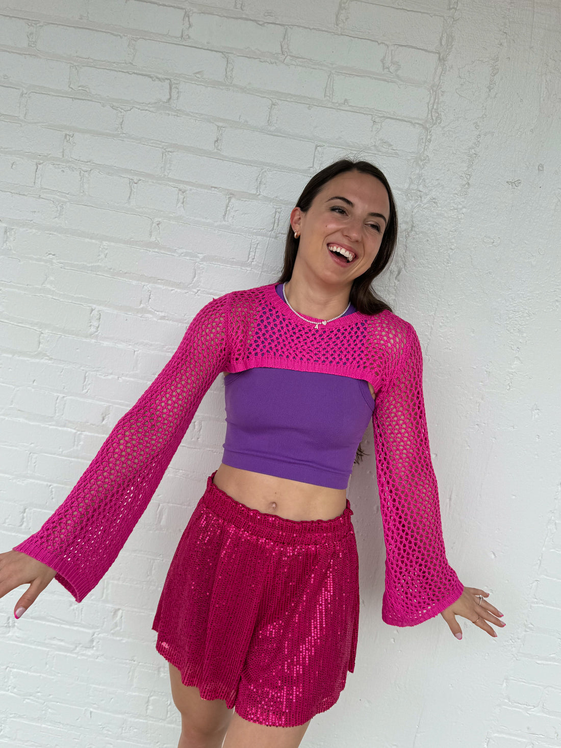 Wonderland Bolero in Pink (S-L)