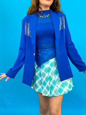 Icicles Blazer in Blue (S-3XL)