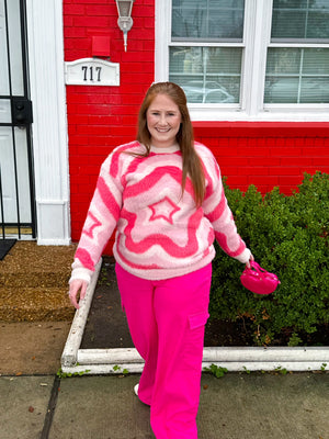 Powerpuff Fuzzy Sweater (S-3XL)