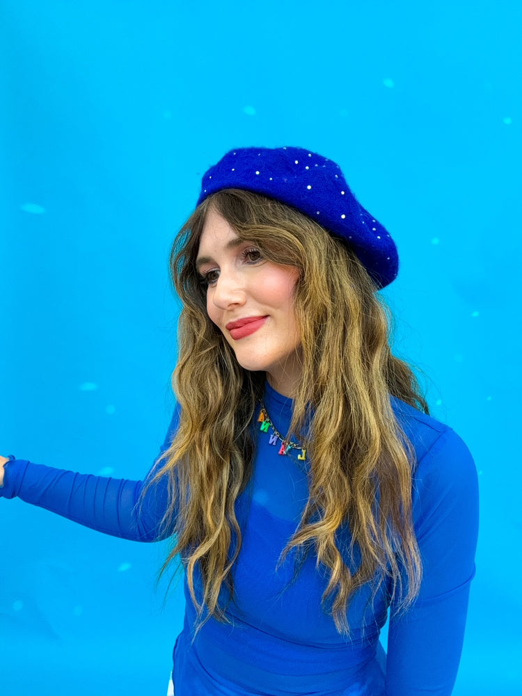 Royal Blue Beret