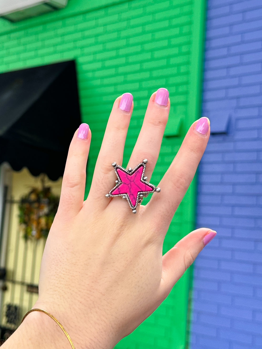Pink Star Ring