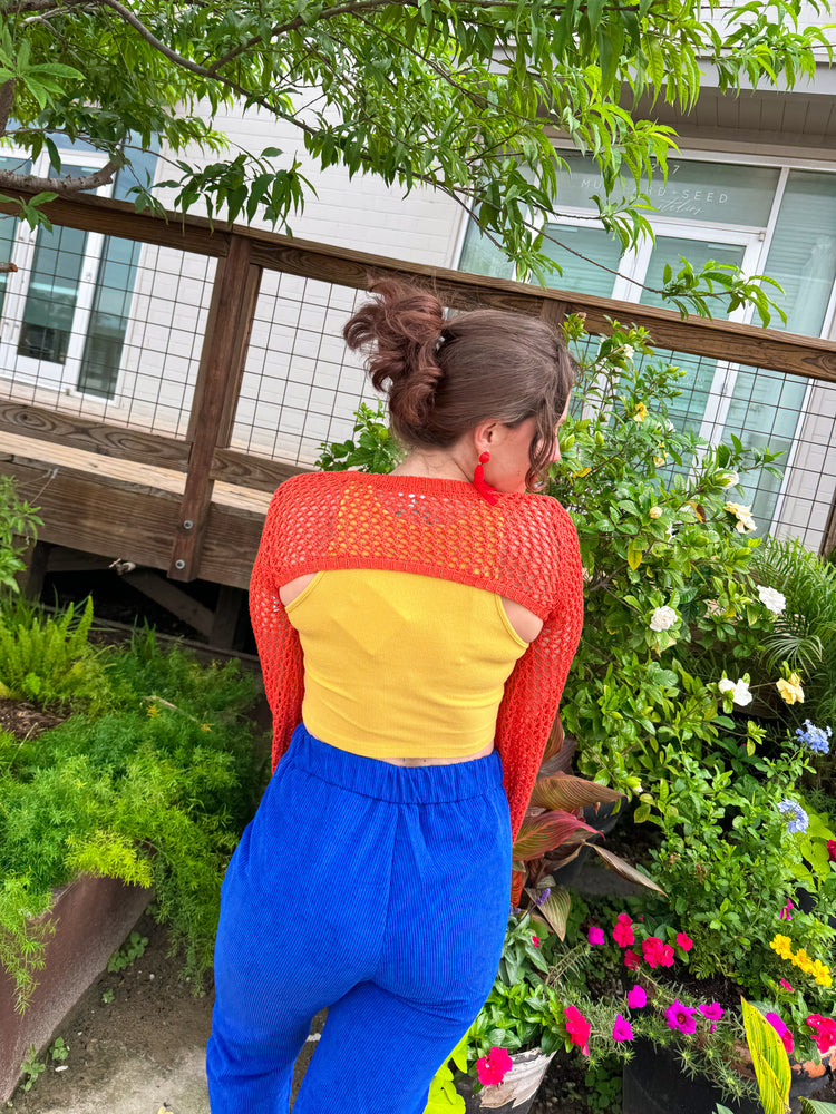 Mustard Crop Top (S-L)