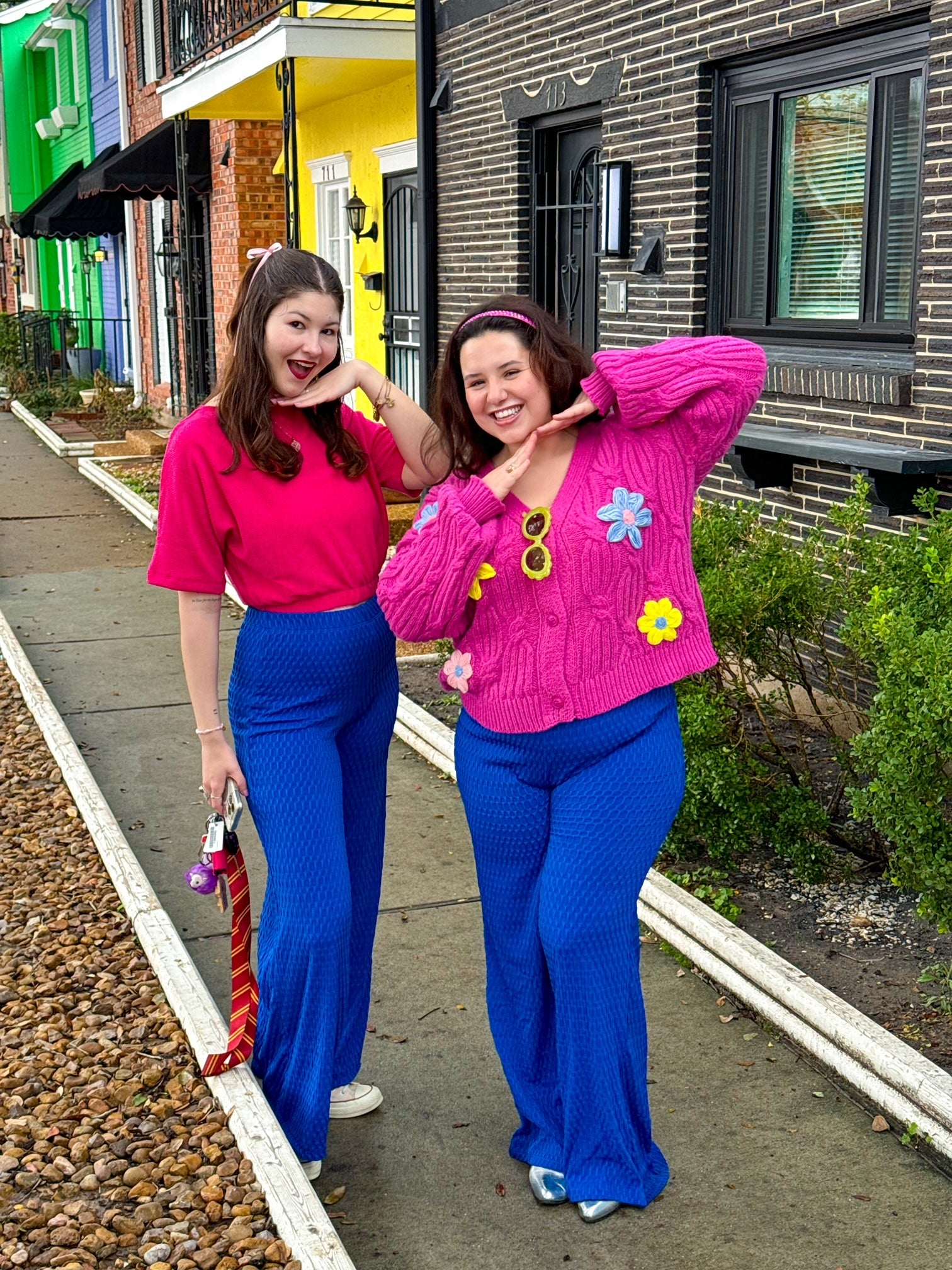 Blue Cinema Flare Pants (S-3XL)