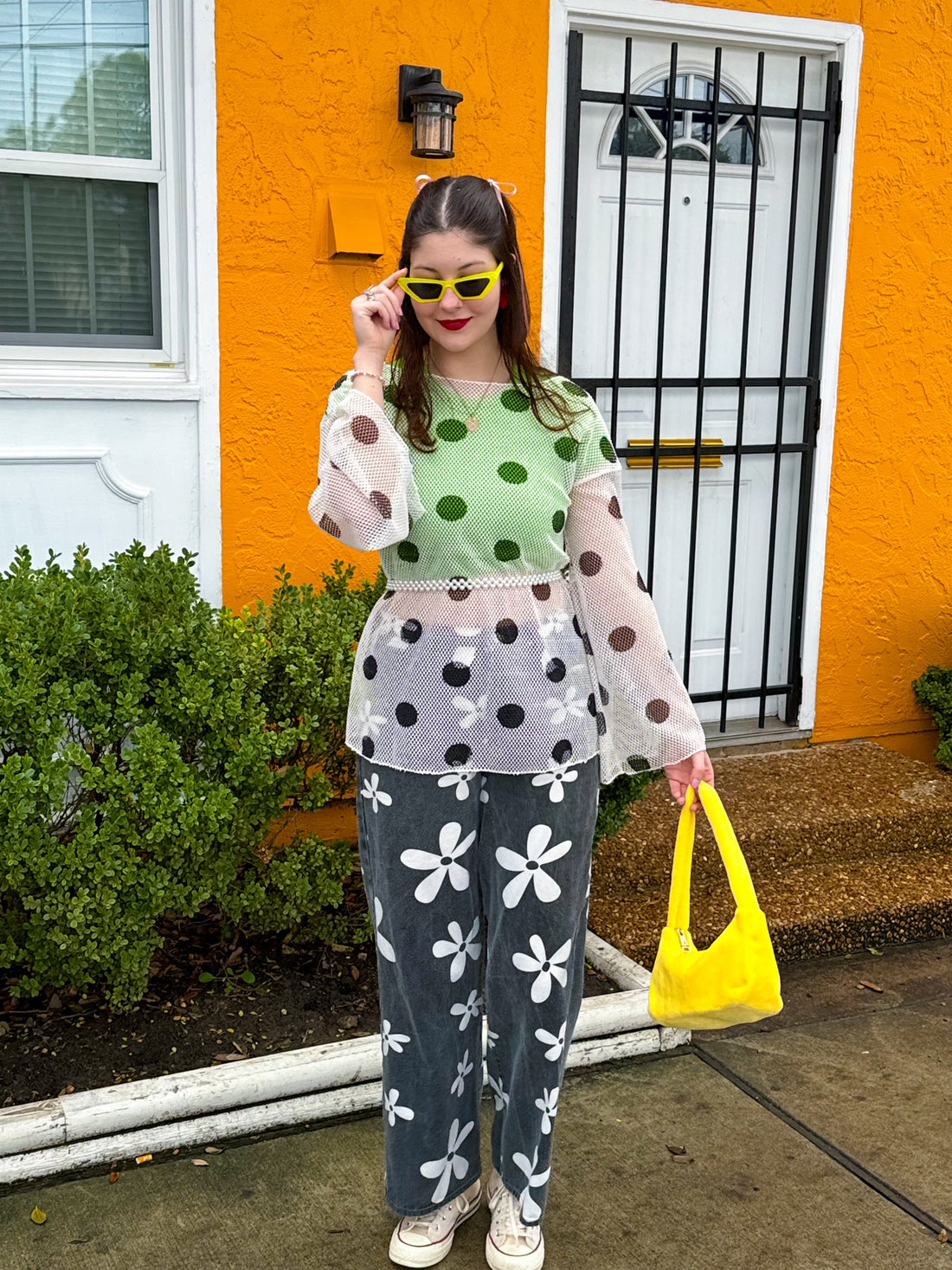 Bikini Bottom Printed Jeans (L-3XL)