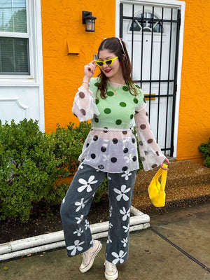 Polka Dot Layering Top (S-3XL)