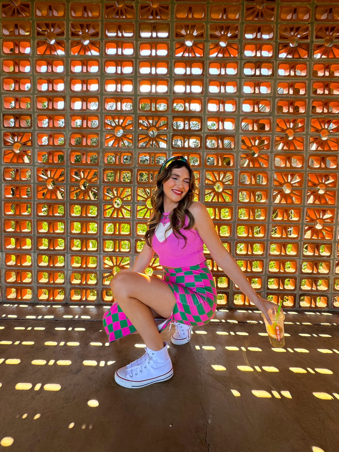 Check It Midi Skirt (S-3XL)