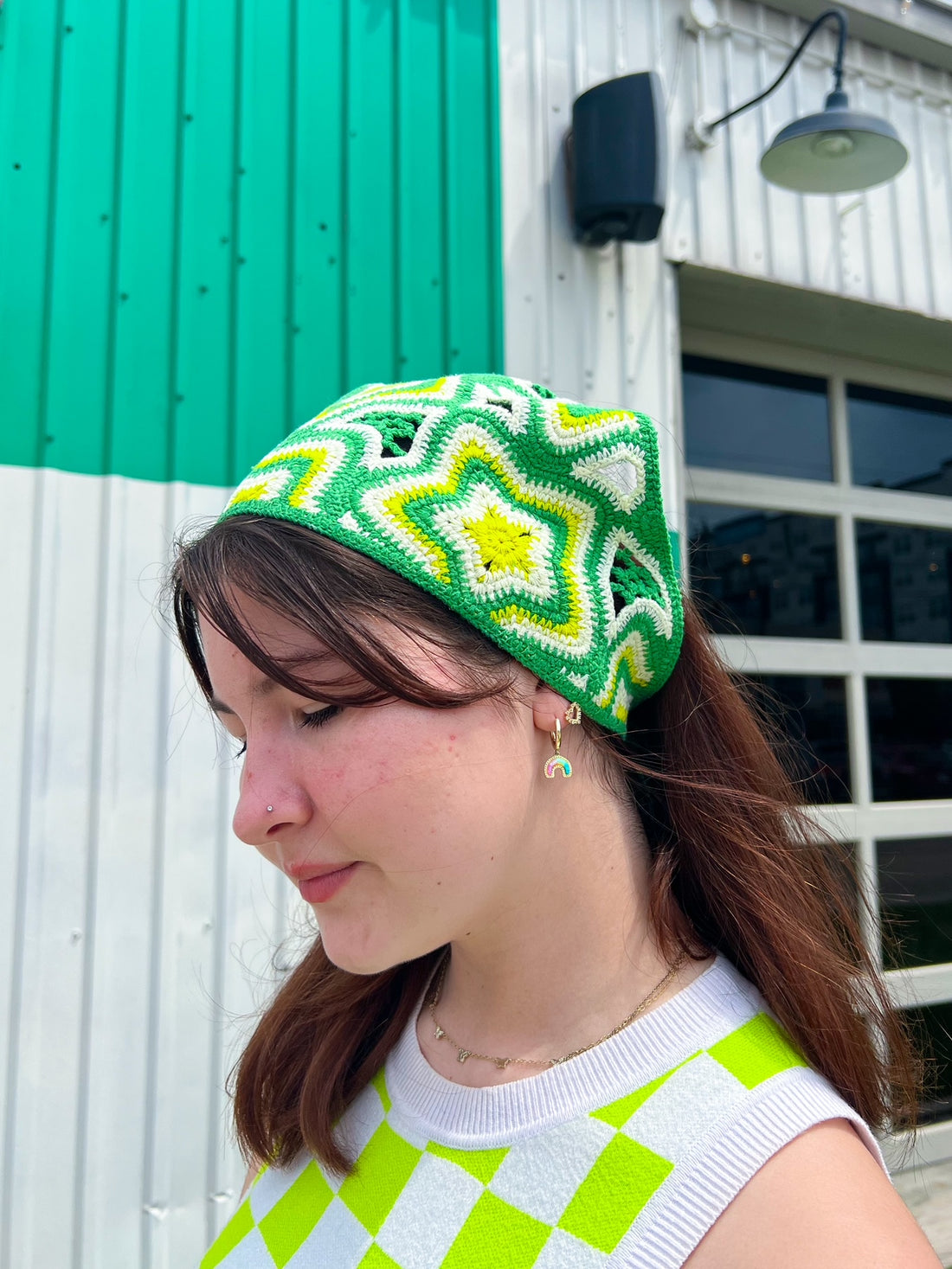 Knitted Hair Scarves