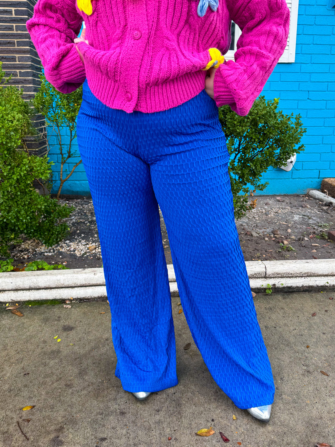 Blue Cinema Flare Pants (S-3XL)