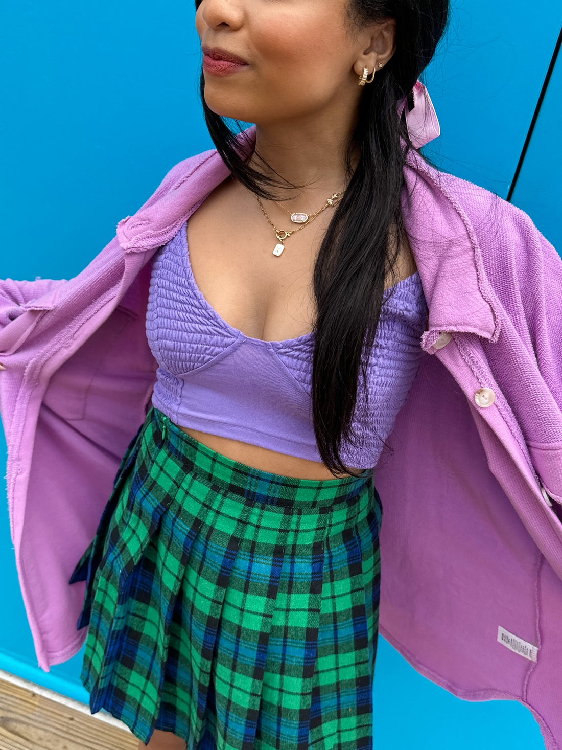 Power Trip Lavender Bralette (L-3XL)